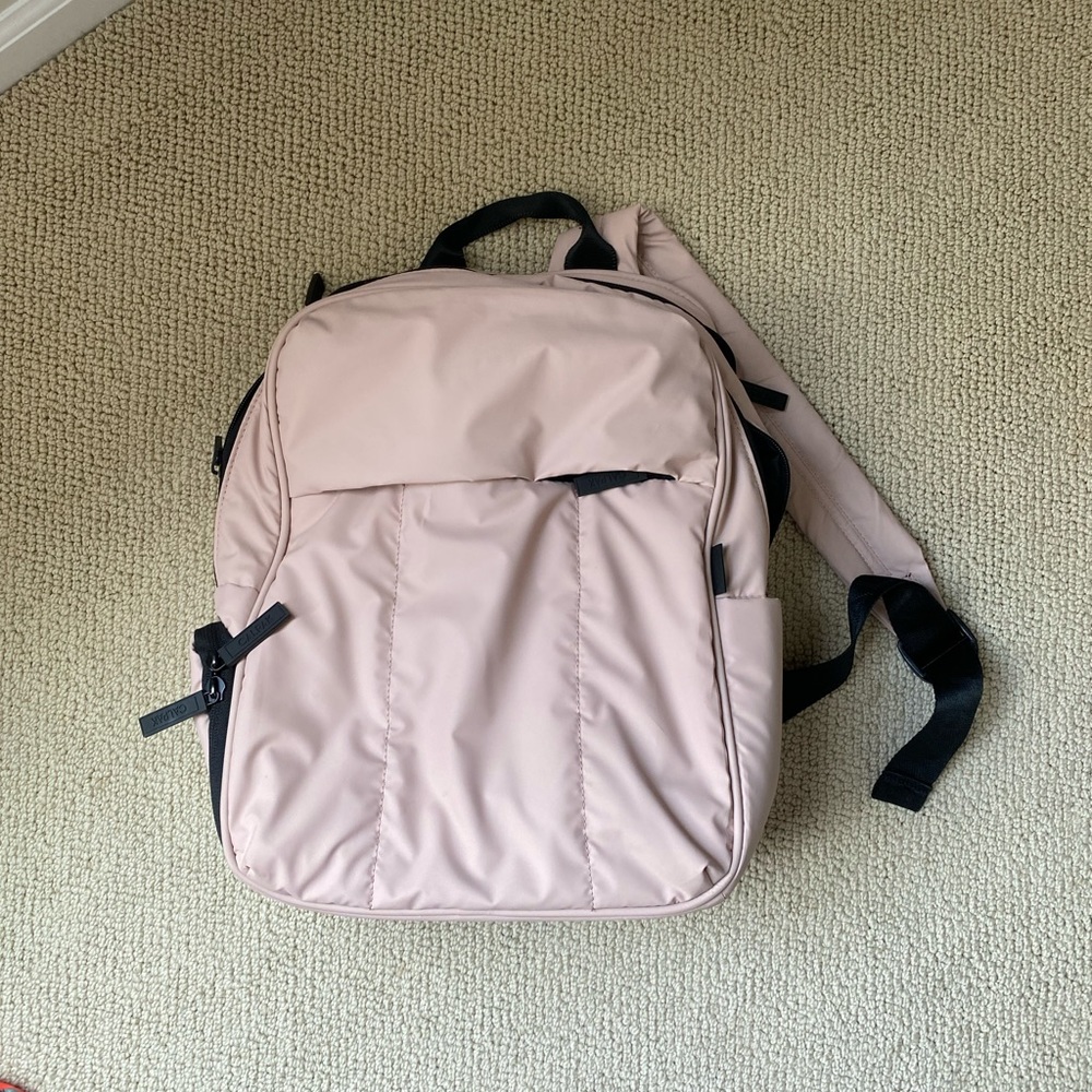 CALPAK blush pink backpack